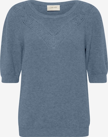 mėlyna Cream Megztinis 'CRDela': priekis