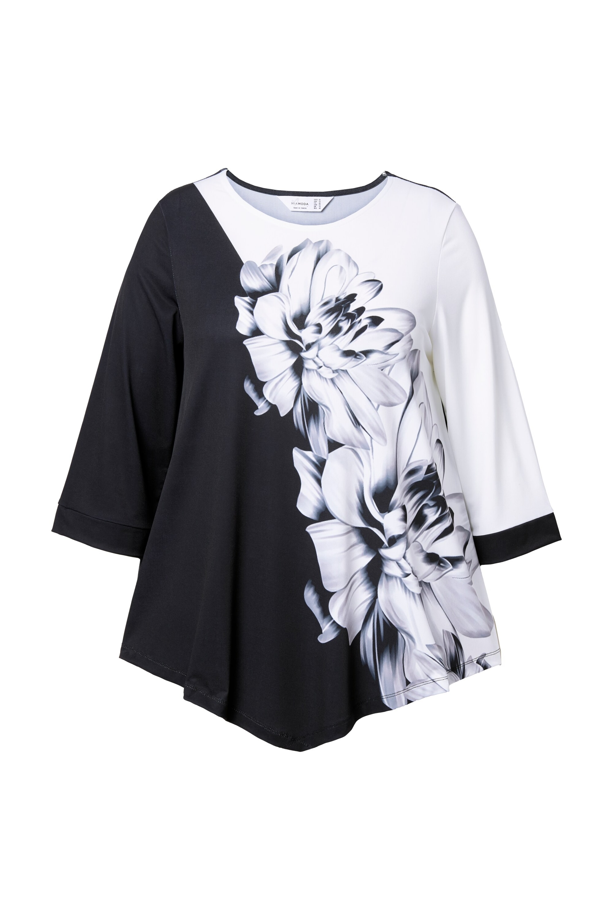 MIAMODA Shirt in Schwarz: Vorderseite