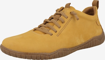 Scarpa stringata sportiva 'Wynona' di JOSEF SEIBEL in giallo: frontale