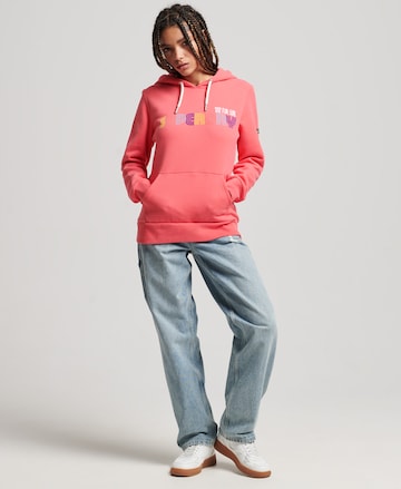 Superdry - Sweatshirt em rosa