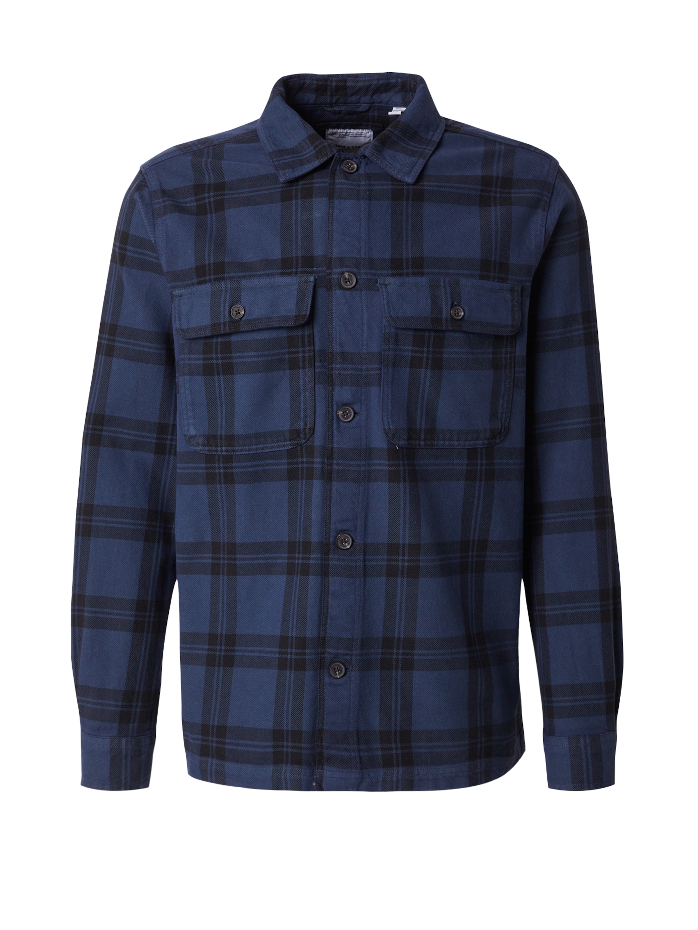 Comfort fit Camicia 'Oliver' di Only & Sons in blu: frontale