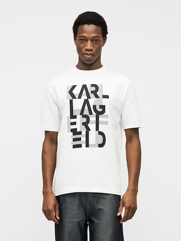Karl Lagerfeld Tričko - Biela: predná strana