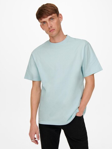 Only & Sons T-Shirt 'Fred' in Blau: predná strana