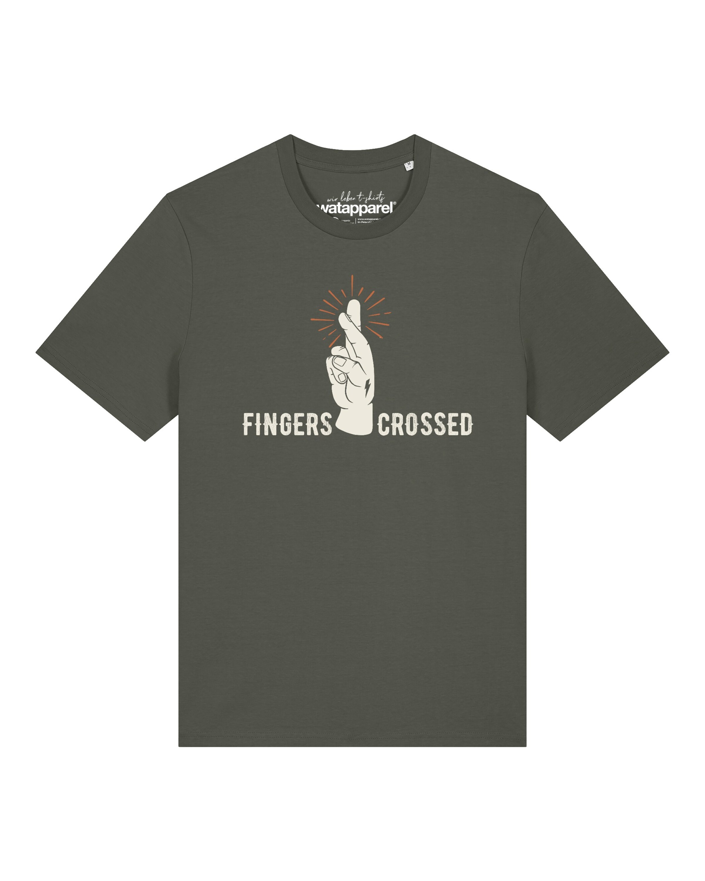T-Shirt Watapparel en vert : devant