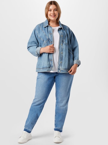 Zizzi Slimfit Jeans 'CLARA' i blå