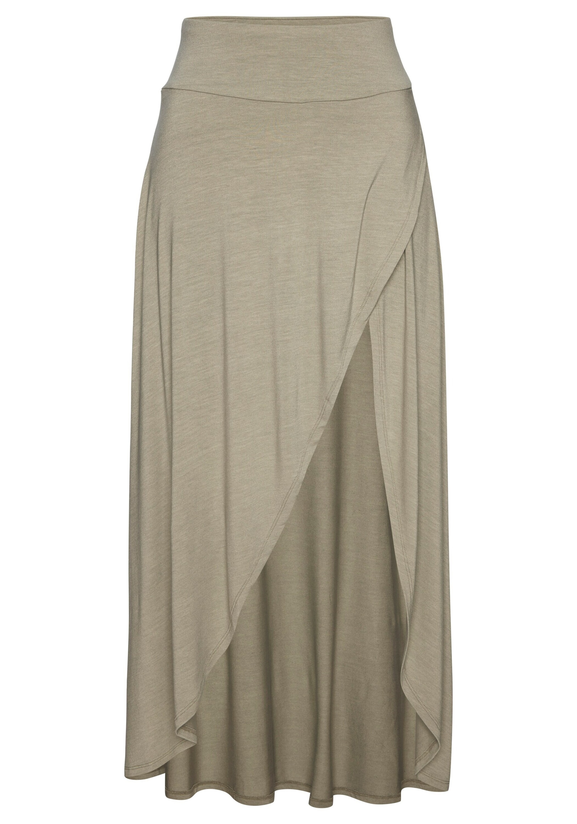 LASCANA Sukně – zelená: přední strana