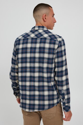 BLEND Slim fit Button Up Shirt 'ALAN' in Blue