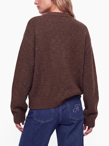 Pullover di hzl the label in marrone