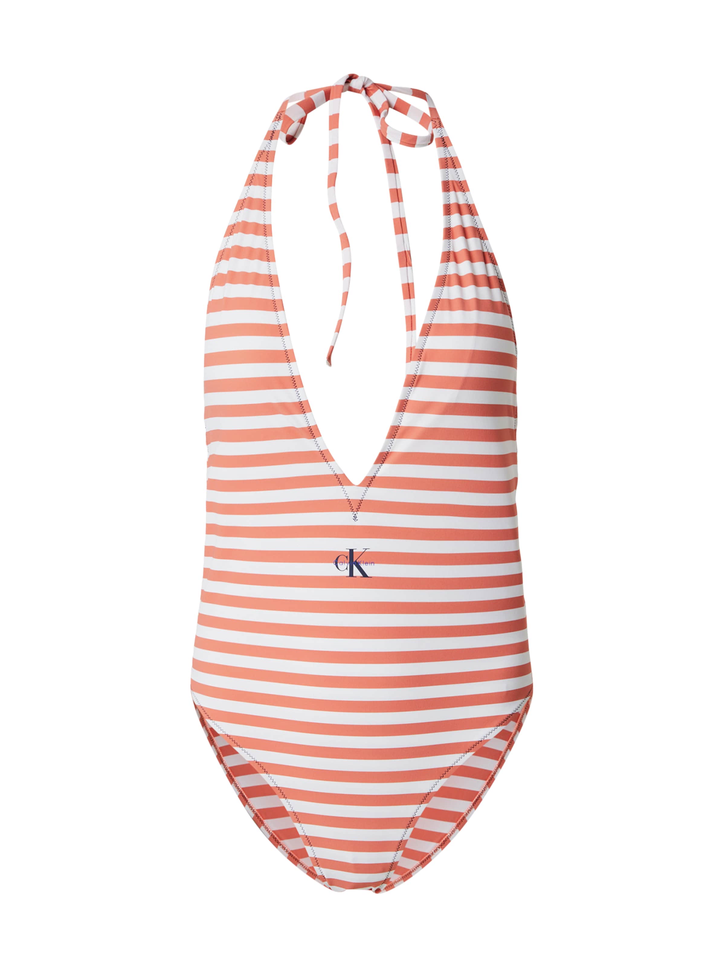 Triunghi Costum de baie întreg de la Calvin Klein Swimwear pe portocaliu: față