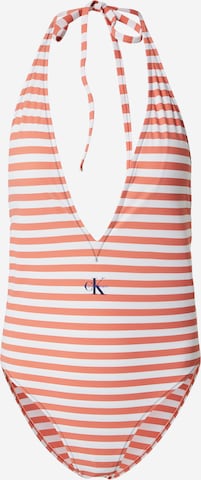 Triunghi Costum de baie întreg de la Calvin Klein Swimwear pe portocaliu: față