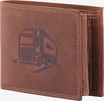 Sergio Valentini Portemonnee in Bruin: voorkant