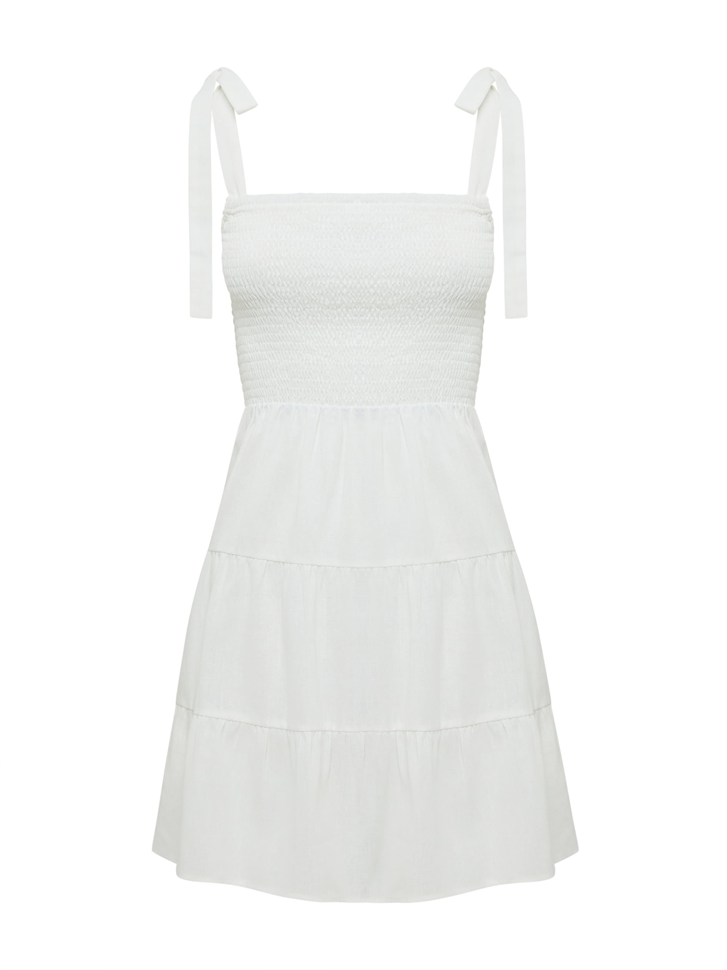 Calli Kleit 'STEFF', värv valge: eest vaates