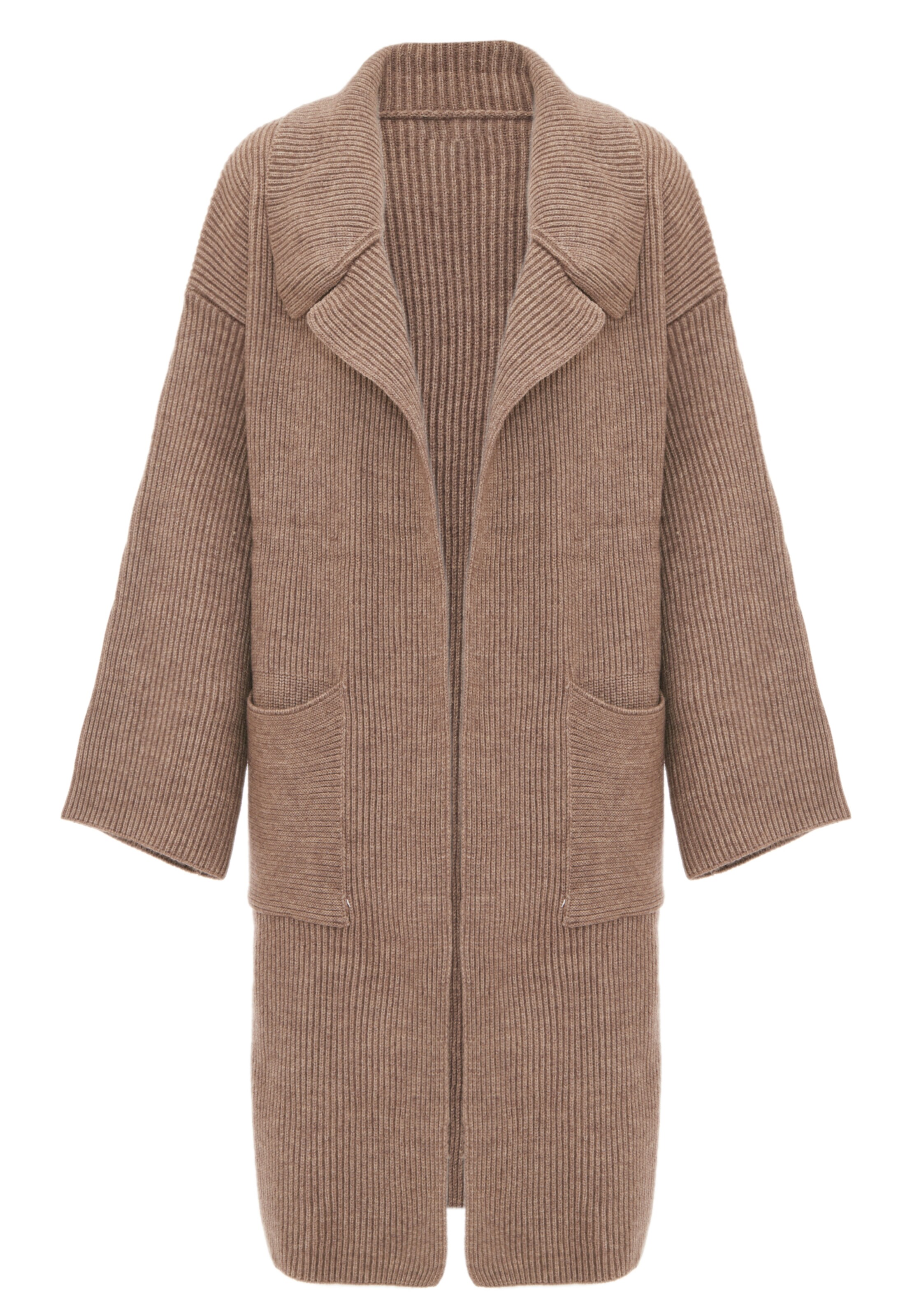 RISA Pletena jopa | rjava barva: sprednja stran