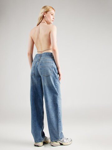 TOPSHOP Wide leg Jeans in Blue