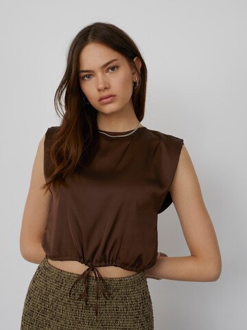 LeGer by Lena Gercke Top 'Freya' in Brown: front