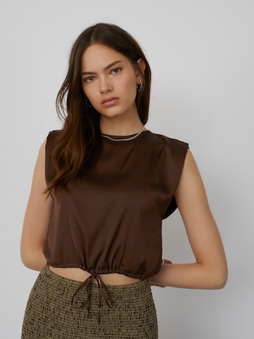 LeGer by Lena Gercke Top 'Freya' in Brown: front