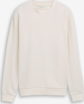 TOM TAILOR DENIM Bluzka sportowa w kolorze biały: przód