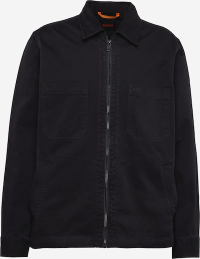 BOSS Veste mi-saison 'Luddy' en noir denim, Vue avec produit