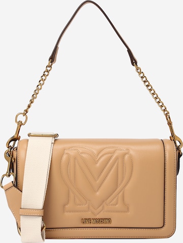 Love Moschino Tasche 'MY HEART' in Braun: predná strana