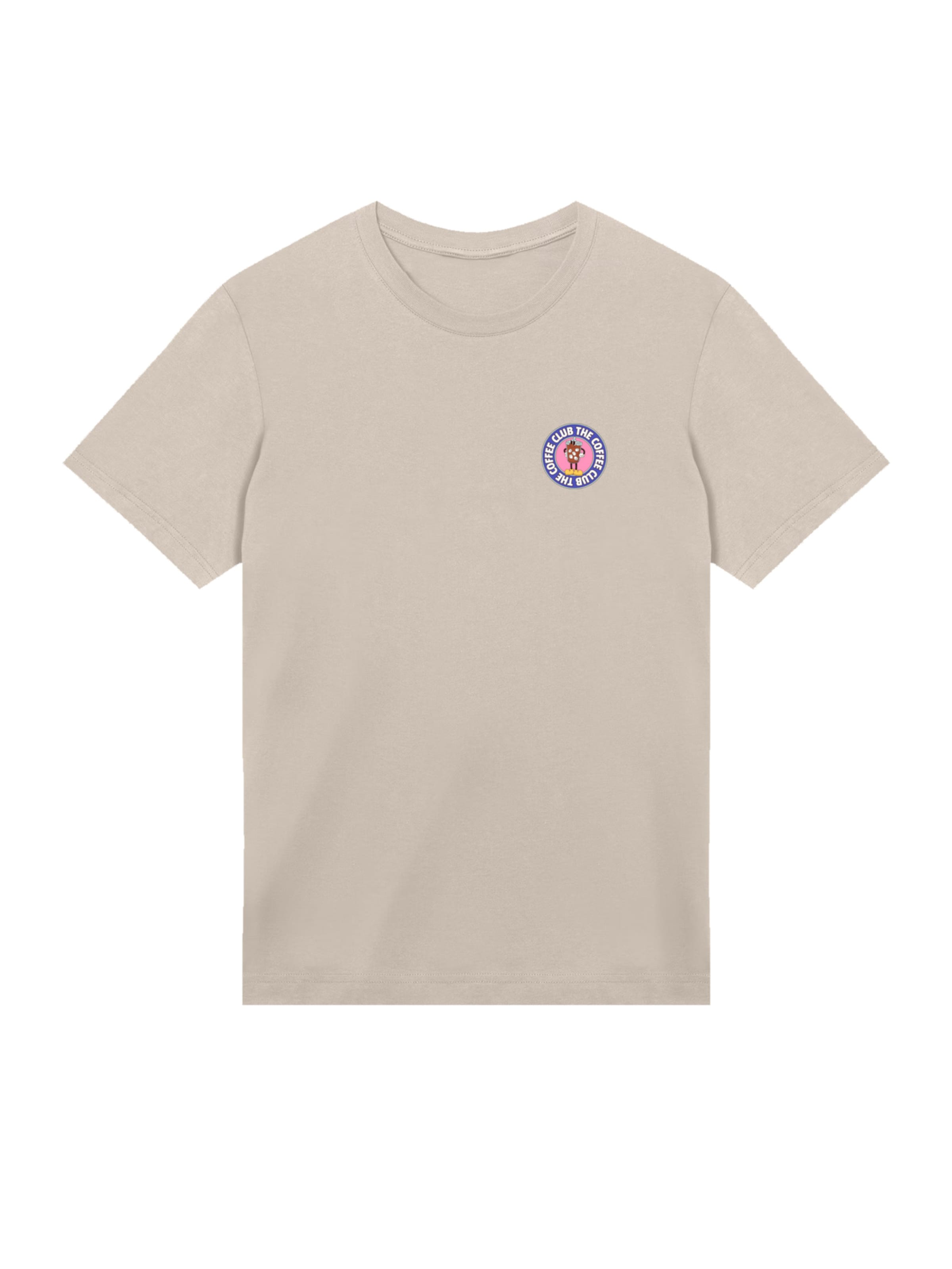 F4NT4STIC Shirt 'Coffee Club' in Grijs: voorkant