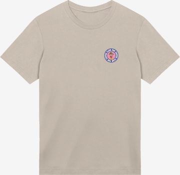 F4NT4STIC Shirt 'Coffee Club' in Grijs: voorkant