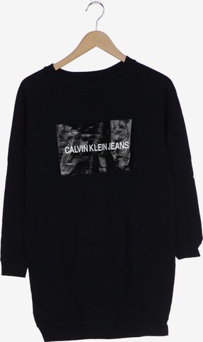 Calvin Klein Jeans Sweatshirt & Zip-Up Hoodie in XS in Black: front