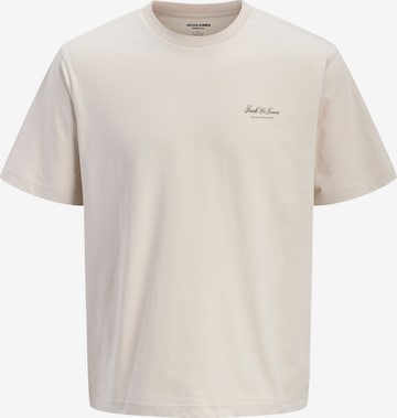 Jack & Jones Plus Shirt 'JJEArchive' in Beige: front