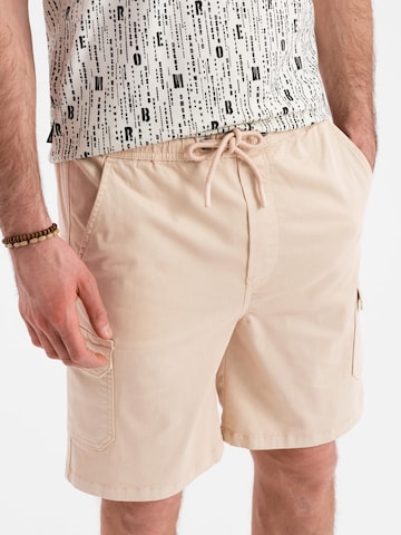 Ombre Regular Cargobroek in Beige