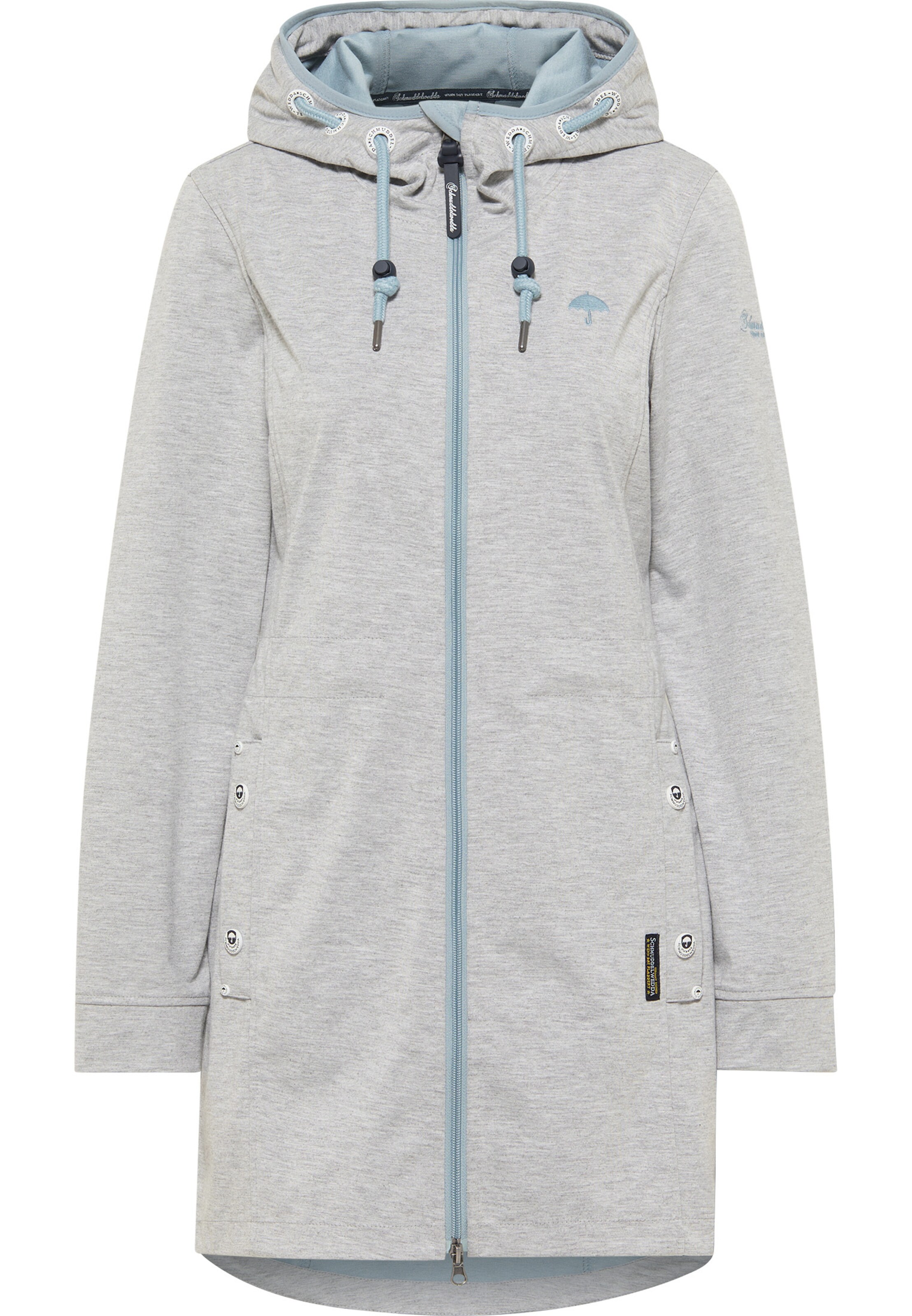 Drymaster Raincoat in Grey: front