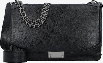 Seidenfelt Manufaktur Schultertasche 'Vejen ' in Schwarz: Vorderseite