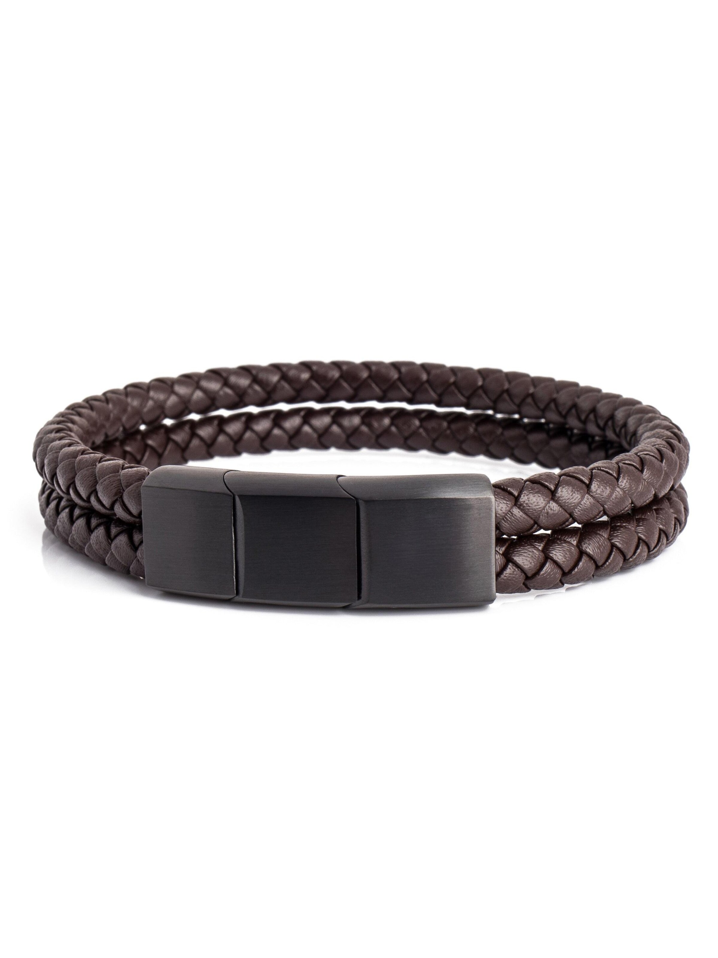 Akitsune Armband 'Simplicitas'‌‌‌‌‌‌‌‌‌ in Braun