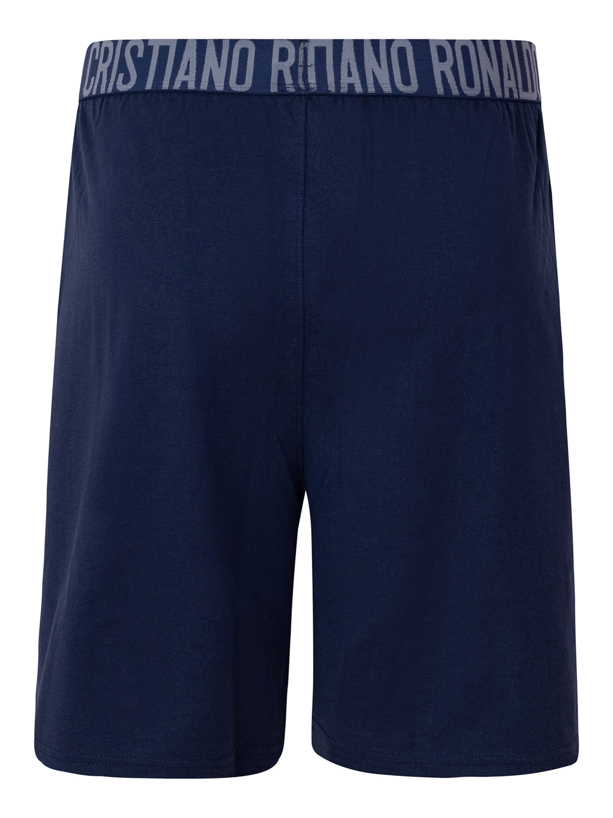 Pyjama long ' BASIC Shorty ' CR7 - Cristiano Ronaldo en bleu