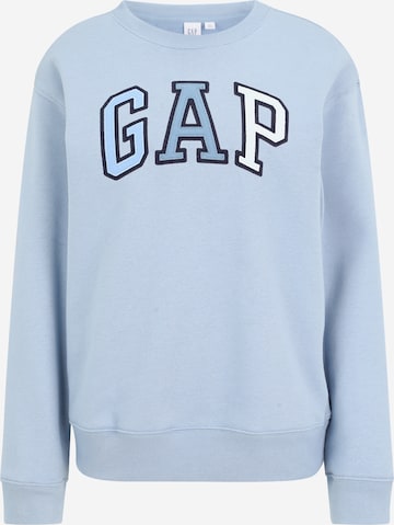 Gap Tall - Sweatshirt 'HERITAGE' em azul: frente