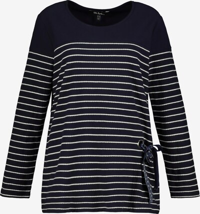 Ulla Popken Sudadera en marino / blanco, Vista del producto