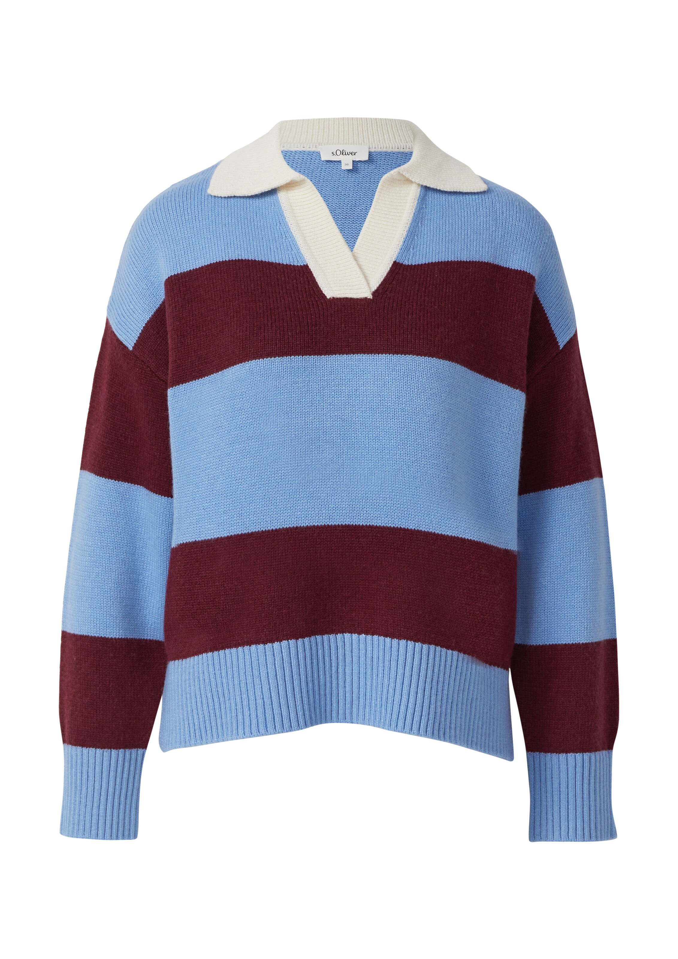 s.Oliver Pullover in Blau: Vorderseite