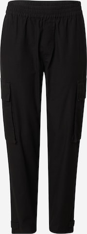 Regular Pantalon cargo 'Marlo' ABOUT YOU x Swalina&Linus en noir : devant