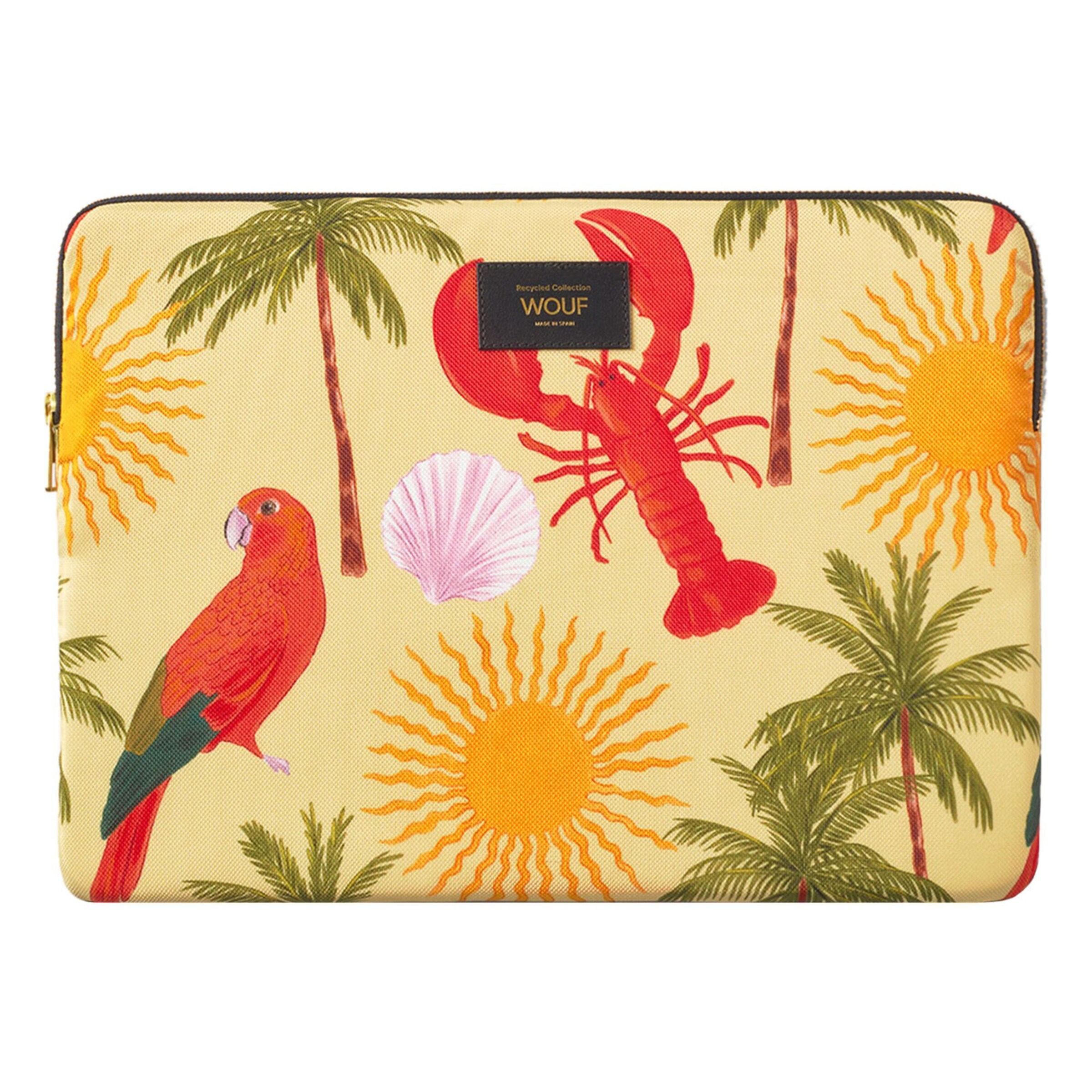 Wouf Laptoptas in Oranje: voorkant