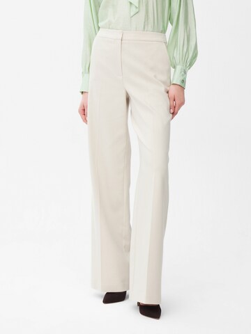 Regular Pantalon à plis adl en beige