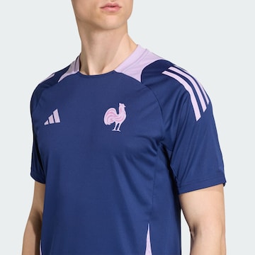 T-Shirt fonctionnel 'Frankreich' ADIDAS PERFORMANCE en bleu