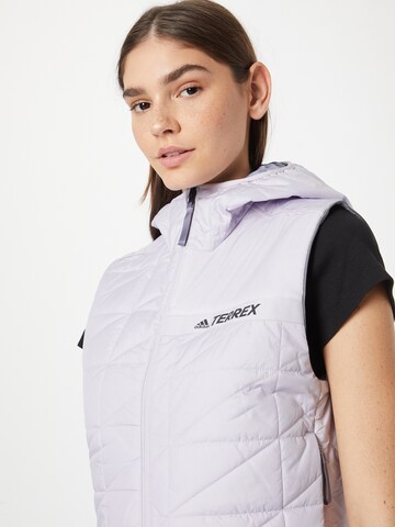 Gilet de sport ADIDAS TERREX en violet