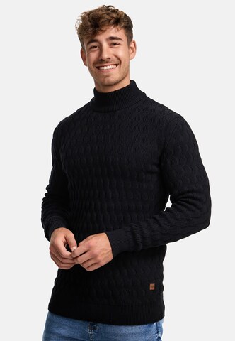 INDICODE JEANS Trui 'Alpha' in Zwart