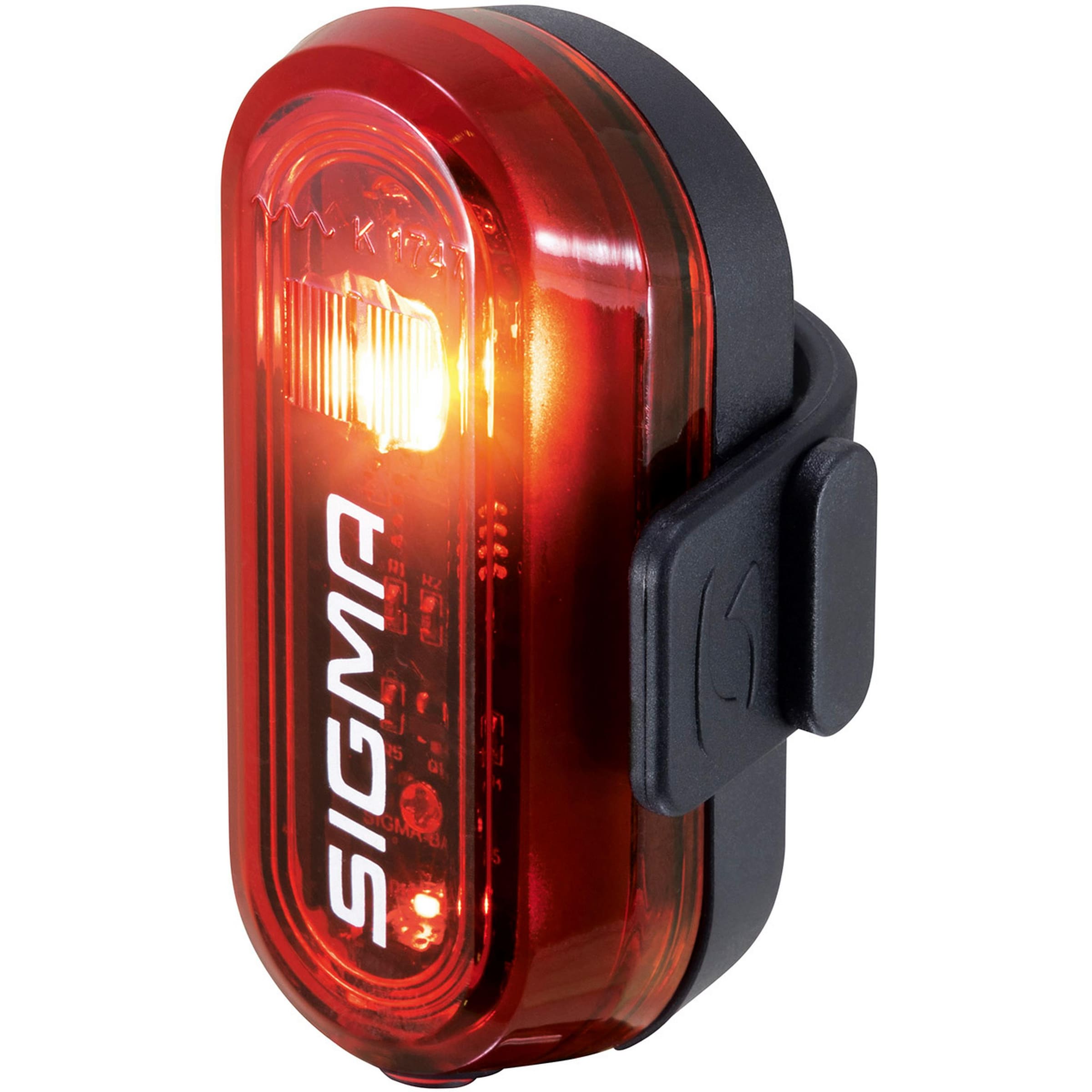 SIGMA Lamp 'Curve' in Red: front