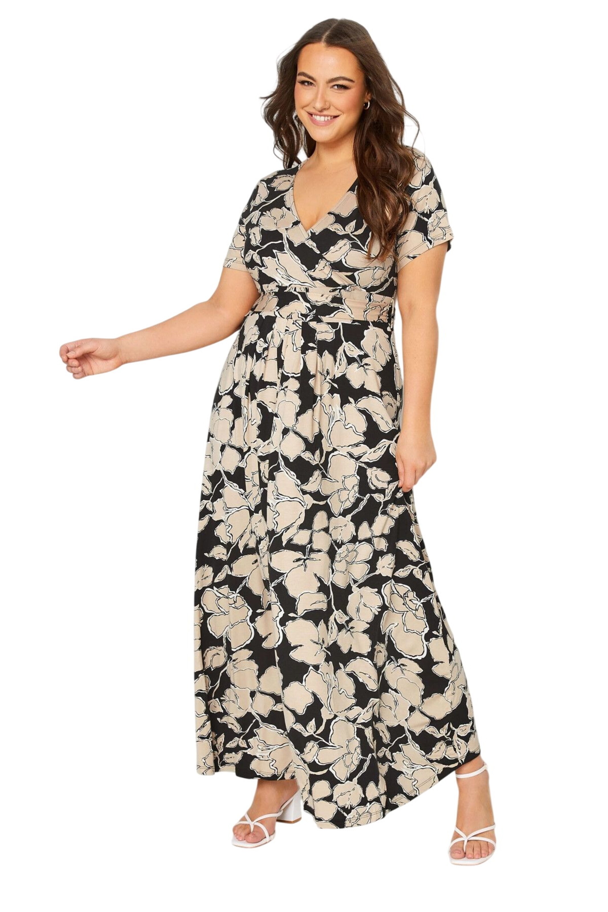 Stil Diva Jurk in Beige