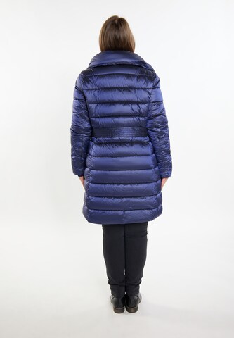 Usha Wintermantel in Blauw