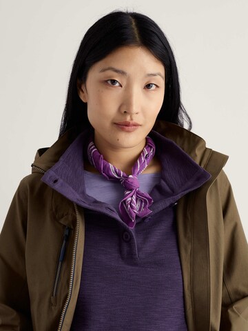 Seasalt Cornwall Scarf 'Sailor Square' in Purple: front
