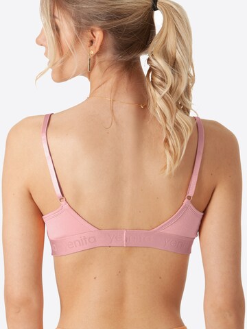 Yenita Triangel BH 'Bambus' in Roze