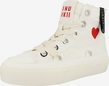 Sneaker alta 'Matilda' di INUIKII in beige: frontale