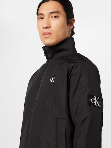 Calvin Klein Jeans Between-Season Jacket 'Harrington' in Black