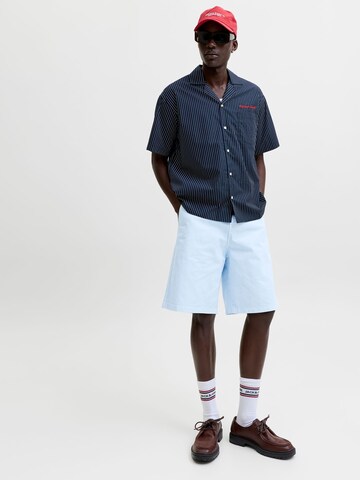 JACK & JONES Baggy Shorts in Blau