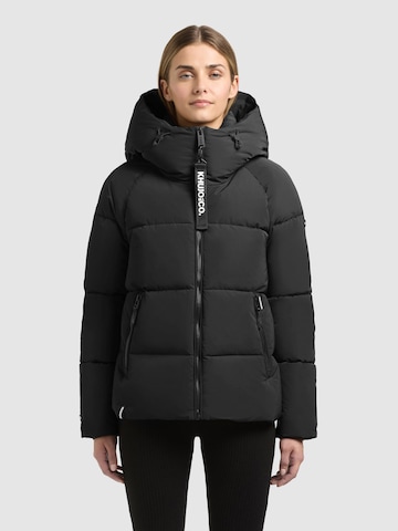 Veste d’hiver 'Ono2' khujo en noir : devant